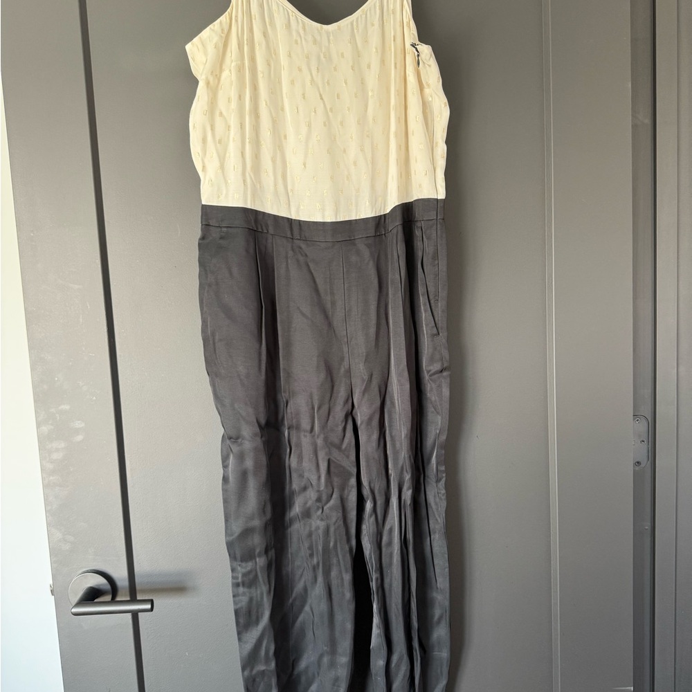 Black and white jumpsuit